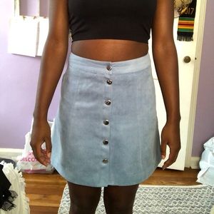 SUEDE SKIRT
